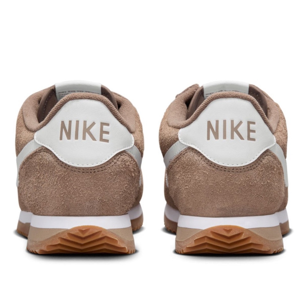 WMNS NIKE CLASSIC CORTEZ TAN BROWN VNTG KHAKI SUEDE MINK LEATHER WHITE GUM - Picture 10 of 10